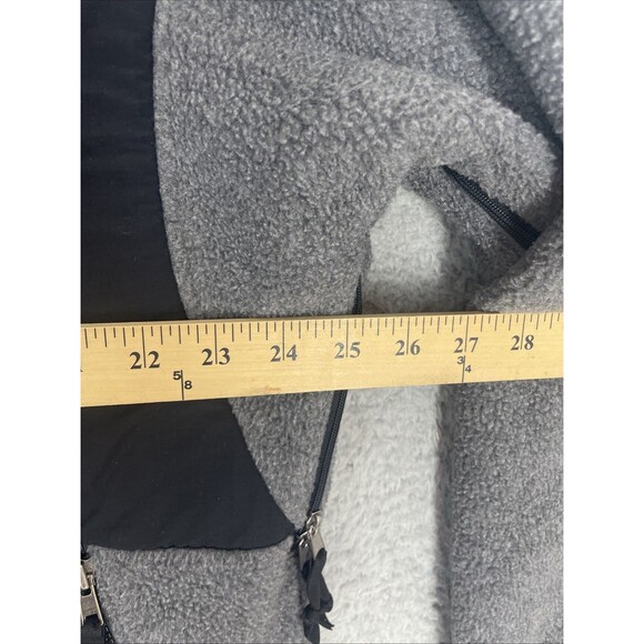 The North Face Denali Jacket Fleece Full Zip Mens Large Gray Black Polartec EUC - Picture 6 of 9
